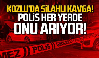 Kozlu'da silahlı kavga! Polis her yerde saldırganı arıyor!