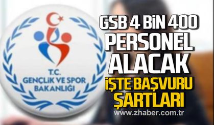 Gençlik ve Spor Bakanlığı 4 bin 400 sözleşmeli personel alacak!