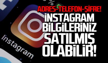 Adres-Telefon-Şifre... Instagram bilgileriniz satışa çıktı
