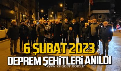 Zonguldak'ta asrın felaketinde deprem şehitleri anıldı.