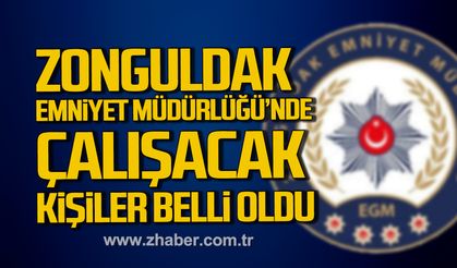 Zonguldak İl Emniyet Müdürlüğü’nde çalışacak 50 kişi belli oldu. İşte kura sonuçları.