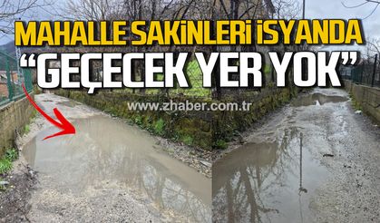 Karaelmas Mahallesi sakinleri isyanda. "Geçecek yer bulamıyoruz"