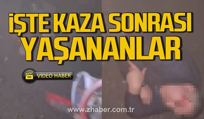 Çaycuma’da motosiklet ineğe çarptı. İşte kaza sonrası yaşananlar