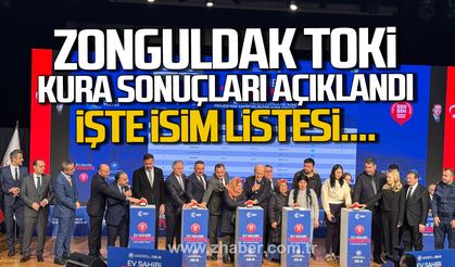 Zonguldak’ta bin 872 kişi ev sahibi oldu. İşte isim listesi…