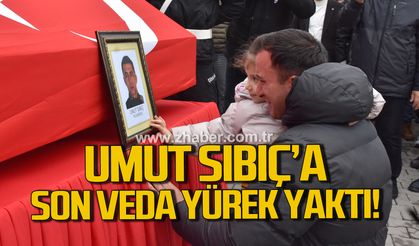 Umut Sıbıç'a son veda yürek yaktı