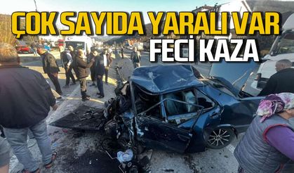 Zonguldak-Ankara yolunda feci kaza: Manzara felaket!