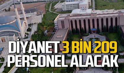 Diyanet İşleri Başkanlığı 3 bin 209 personel alacak