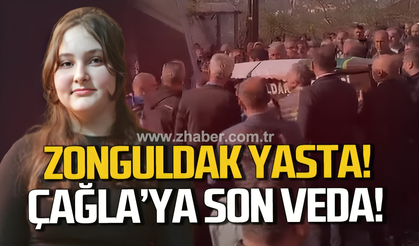 Zonguldak yasta. 14 Yaşındaki Çağla Savaş’a son veda