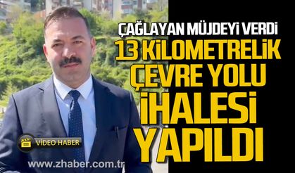 Zonguldak 13 kilometrelik Çevre yolu ihalesi yapıldı. Mustafa Çağlayan müjdeyi verdi.