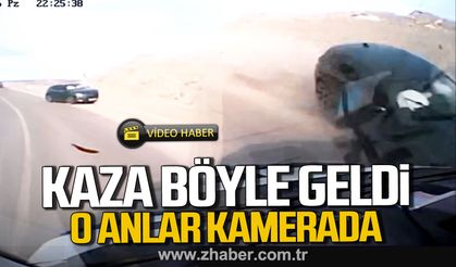 Kilimli'de korkutan kaza. Saniye saniye kaza anı.