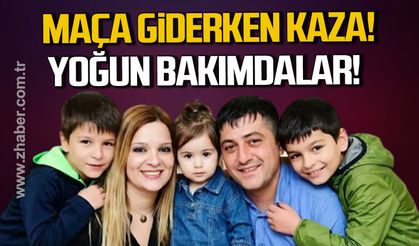 Galatasaray maçına giderken kaza: Çocuklar yoğun bakımda