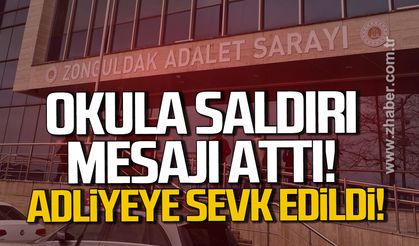 Zonguldak’ta okula silahlı saldırı tehdidi: 17 Yaşındaki B.T.A. adliyeye sevk edildi