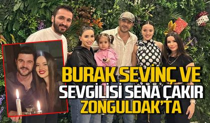 Burak Sevinç sevgilisi Sena Çakır ile Zonguldak Roof İskele’de