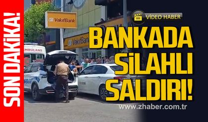 Zonguldak Vakıfbank Şubesinde silahlı olay