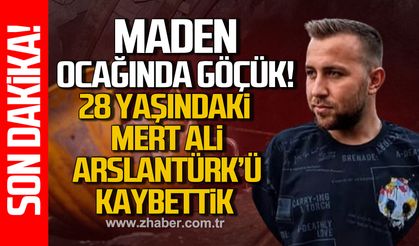 Maden ocağında kaza. 28 Yaşındaki  Ali Aslantürk hayatını kaybetti