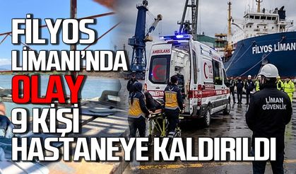 Filyos Limanı'nda olay! 9 kişi hastaneye kaldırıldı
