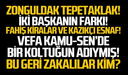Zonguldak tepetaklak!