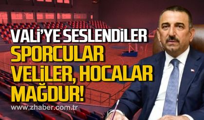 Vali Osman Hacıbektaşoğlu’na seslendiler! Sporcular, Veliler ve hocalar mağdur…