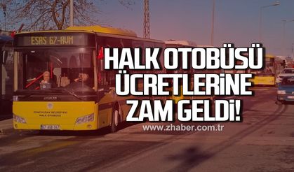 Zonguldak’ta Halk Otobüsü ücretlerine zam
