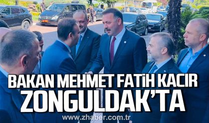 Sanayi ve Teknoloji Bakanı Mehmet Fatih Kacır Zonguldak'ta.