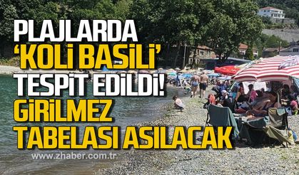 Kozlu sahillerinde koli basili şoku. Ilıksu ve Kozlu plajları kirli çıktı