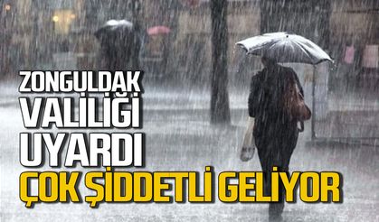 Zonguldak Valiliği’nden uyarı: Çok şiddetli geliyor