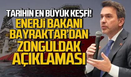 Tarihin en büyük keşfi... Bakan Bayraktar'dan Zonguldak açıklaması