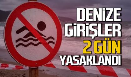 Zonguldak’ta Denize Girişlere 2 Günlük Yasak