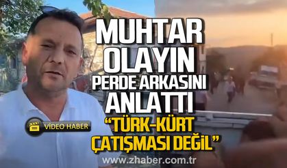 Alaplı'da muhtar Atilla Akman, tarım işçileri ile köy sakinleri arasında yaşanan olayı anlattı.
