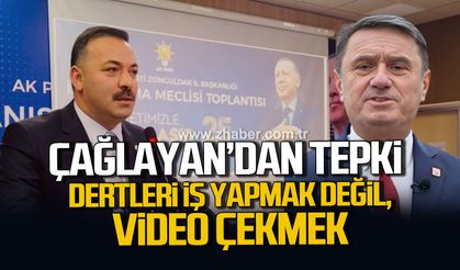 Mustafa Çağlayan'dan sert tepki! 'Dertleri iş yapmak değil, video çekmek!'