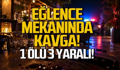 Eğlence mekanında kavga... 1 ölü 3 yaralı
