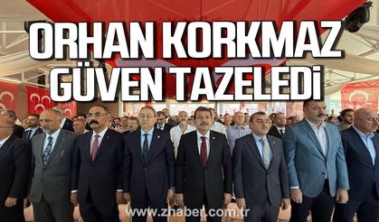 MHP'de kongre coşkusu. Orhan Korkmaz güven tazeledi.