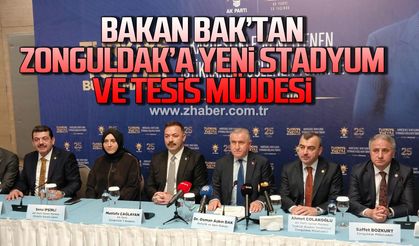 Bakan Bak'tan Zonguldak'a yeni stadyum ve tesis müjdesi