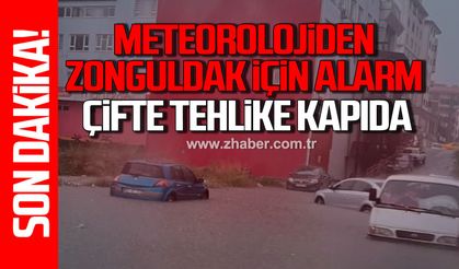 Meteorolijden Zonguldak için çifte alarm!