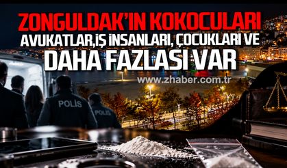 Zonguldak'ın kokocuları. Operasyonda avukatlar, iş insanları, çocukları ve daha fazlası var.