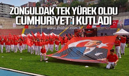 Zonguldak tek yürek oldu, Cumhuriyet'i kutladı