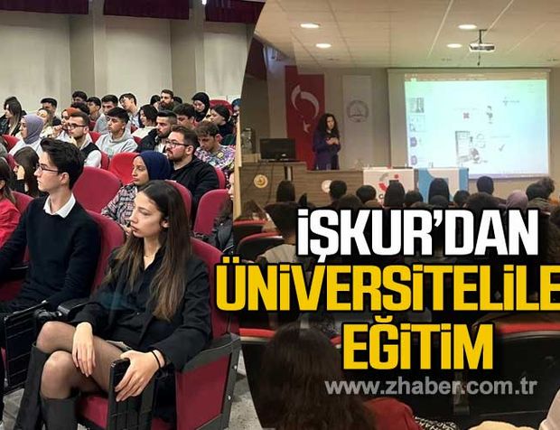 Zonguldak İşkur'dan üniversitelilere eğitim