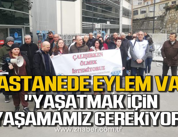 Zonguldak Atatürk Devlet Hastanesi'nde eylem var