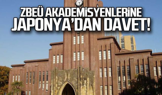 Zonguldak Bülent Ecevit Üniversitesi akademisyenlerine Japonya’dan davet