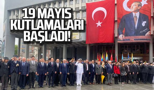 19 Mayıs Kutlamaları Zonguldak'ta başladı
