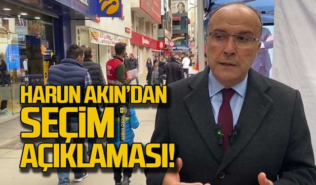 Harun Akın'dan seçim açıklaması!
