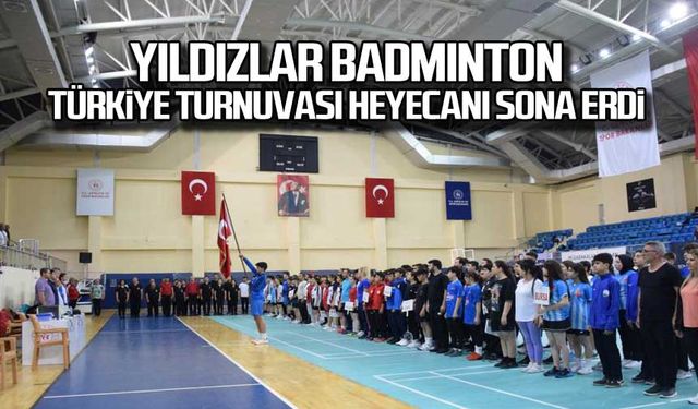 Yıldızlar Badminton Türkiye Turnuvası heyecanı sona erdi