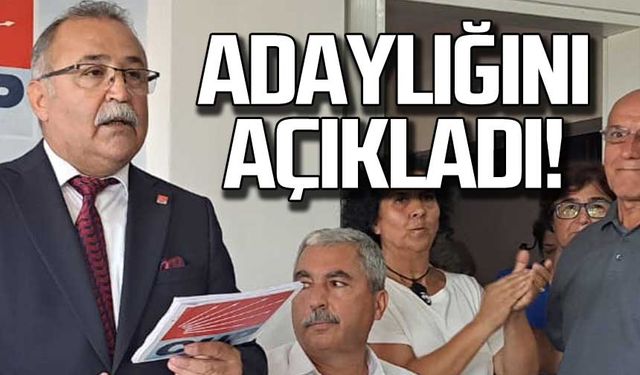 Ali Kocamanoğlu adaylığını açıkladı