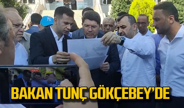 Bakan Yılmaz Tunç Gökçebey'de