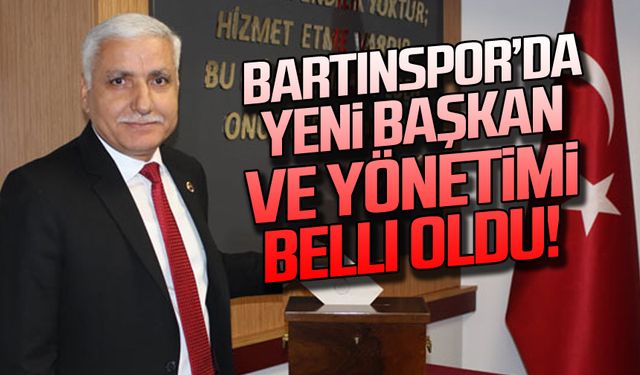 Bartınspor'da yeni başkan ve yönetimi belli oldu!
