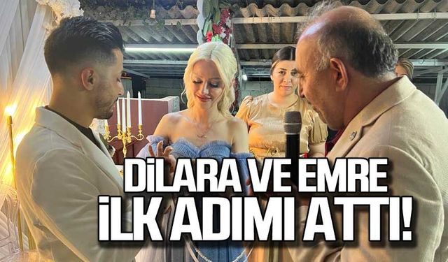 Dilara ve Emre evliliğe ilk adımı attı