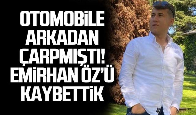 Otomobile arkadan çarpmıştı! Emirhan Öz’ü kaybettik