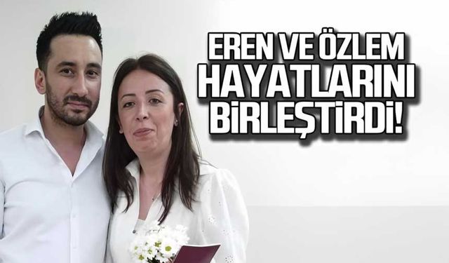 Özlem ve Eren hayatlarını birleştirdi