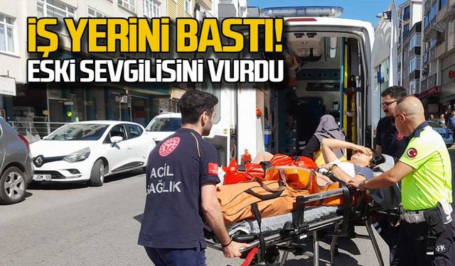 İş yerini bastı! Eski sevgilisini vurdu