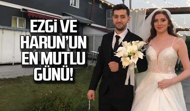 Ezgi ve Harun'un en mutlu günü!